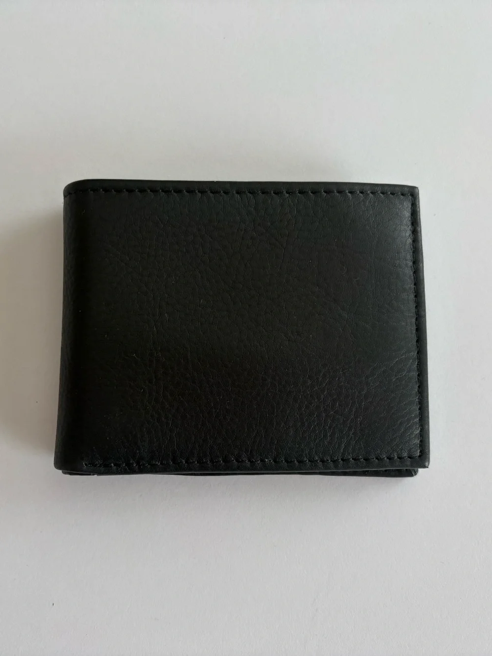 New Genuine Leather George Bi-fold Wallet ID Window RFID Protection